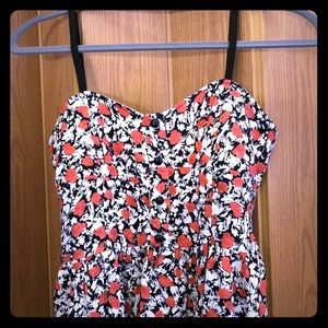 Bright floral romper